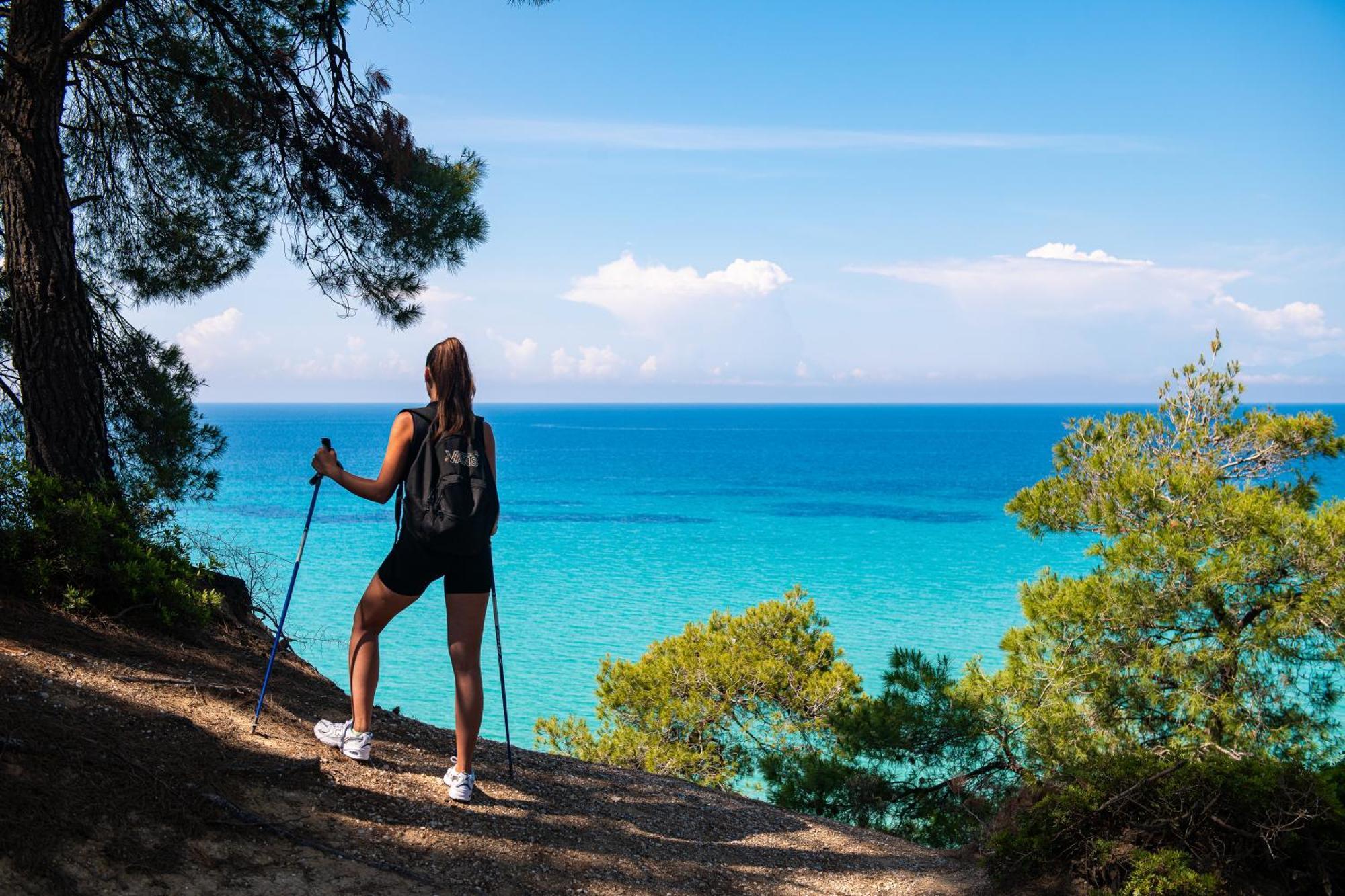 Simantro Resort Sani  외부 사진 Hiking in Crete